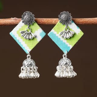 Multicolor - Mayra Handcrafted GS Fabart Earrings