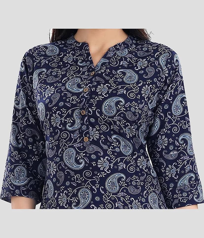 Crepe Short Kurti For Women (Pack of 1) view 2