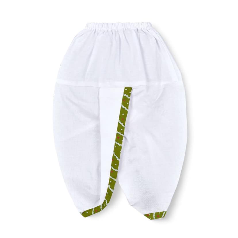 mustmom Traditional Boys Full Sleeve Ethnic Dress Lungi Dhoti Kurta Set view 2