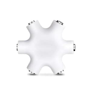 Audio Splitter 1X5 Hexagon Earphone Adaptor Compatible with iOS & Android