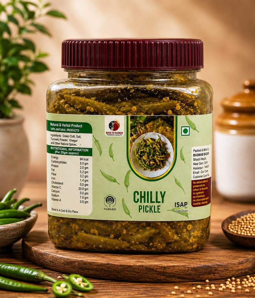 Chilli Pickle - 500 gm view 2