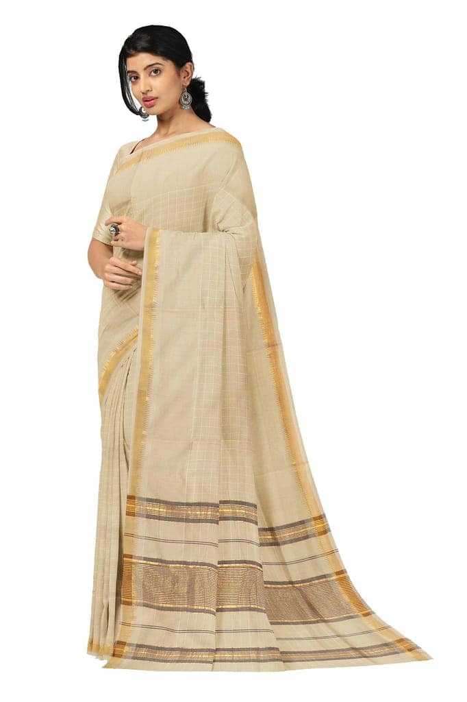 APCO Handloom (A Andhra Pradesh Govt Emporium)- Women's Traditional Pure Handloom Rajahmundry/Angara Cotton Saree | ACS0028 view 2