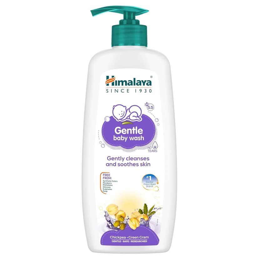 Himalaya Gentle Baby Wash (600ml) Himalaya Gentle Baby Wash (600ml) - White / 600 ml (Pack of 1)