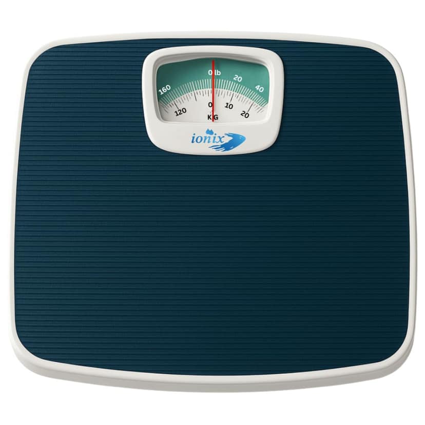 IONIX weight machine | Analog weight scale for human body, weighing machines for home gym, weight machine analog/machines for weight non digital,130 Kg capacity,Multicolor