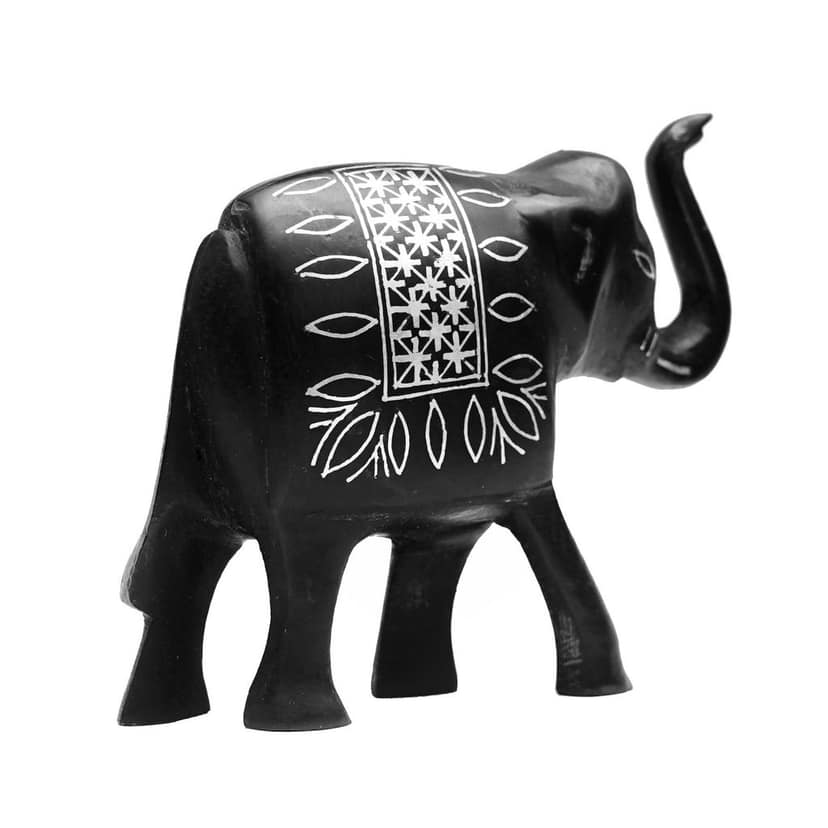 Bidri Work Elephant Trunk Up (1TMTDCOKA08494)
