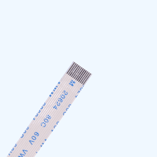 12 Pin 1mm Pitch 100mm Reverse Side Connection FFC Ribbon Flexible Flat Cable