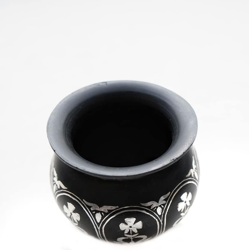 Bidri Work Kalash Pot (1TMTDCOKA08507) view 2