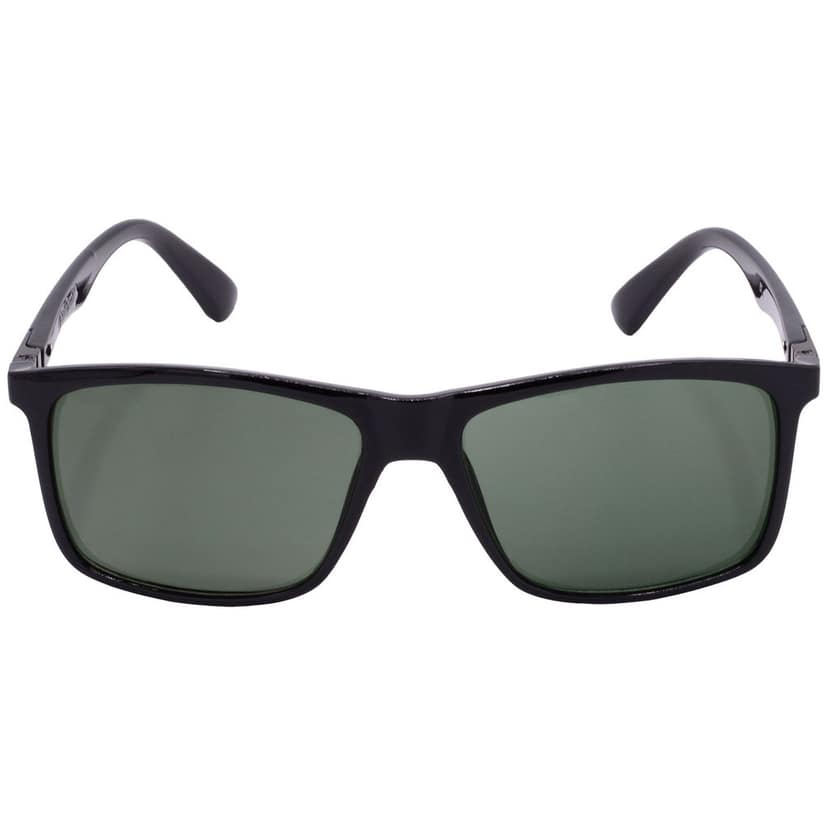 Hrinkar Green Rectangular Stylish Goggles Black Frame Sunglasses for Men & Women - HRS-BT-05-BK-BK-GRN view 2