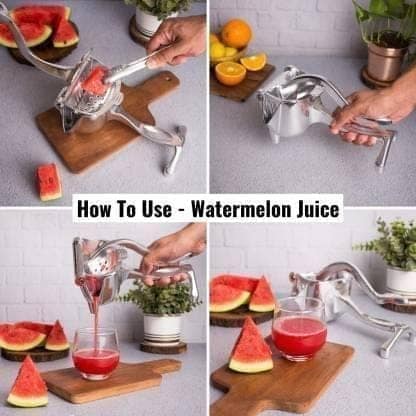 Manual Fruit Press Aluminum Squeezer/Juicer view 2