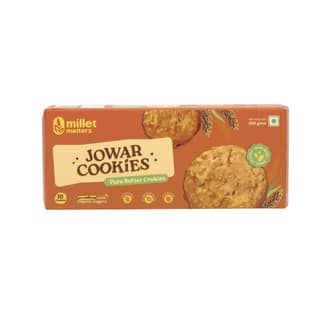 Millet Matters Organic Jowar Pure Butter Cookies (100 g)