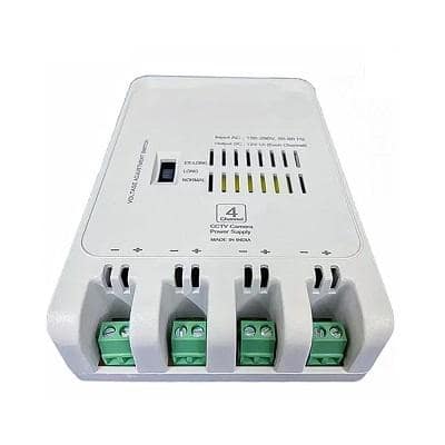 CCTV Power Supply SMPS (12V 5A) – Heavy Duty Power Adapter for Video Surveillance Systems, Dome & Bullet Cameras