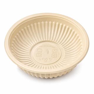 Eco-Friendly Cornstarch Disposable Bowls 190 ml (Pack of 25) – Biodegradable & Compostable, Leak-Proof, Microwave Safe, Plastic-Free Small Bowls for Soup, Curry, Dessert, Party Use (4 Inch)
