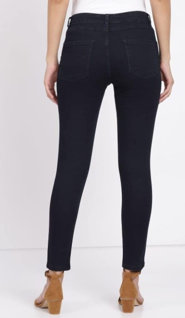 ATTIRIS Women's Denim Skinny Fit Stretchable Ankle Length Mid Rise Jeans view 2
