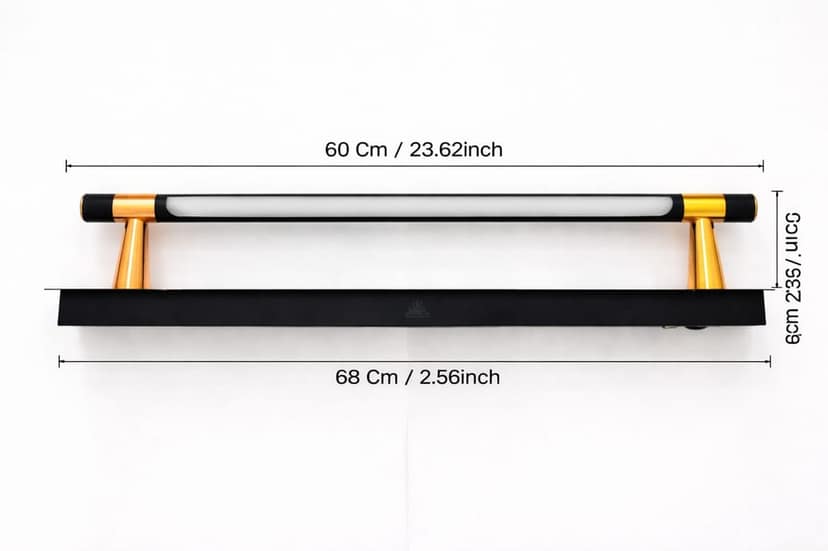 SPARKWORLD LED Picture / Vanity Wall Light (3 Color Mode) – Rose Gold & Black Finish, Adjustable, Wall Mounted | Colour: LX376WL|12W|RG|BK view 2