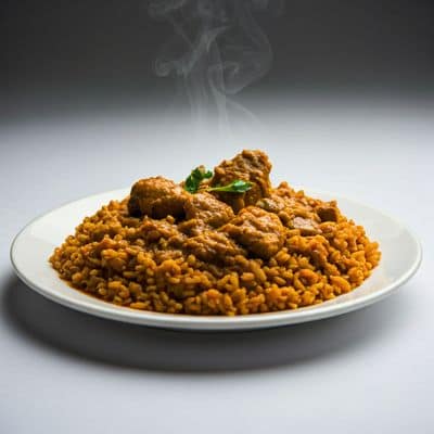 1 No Mudde With Half Chicken Kurma