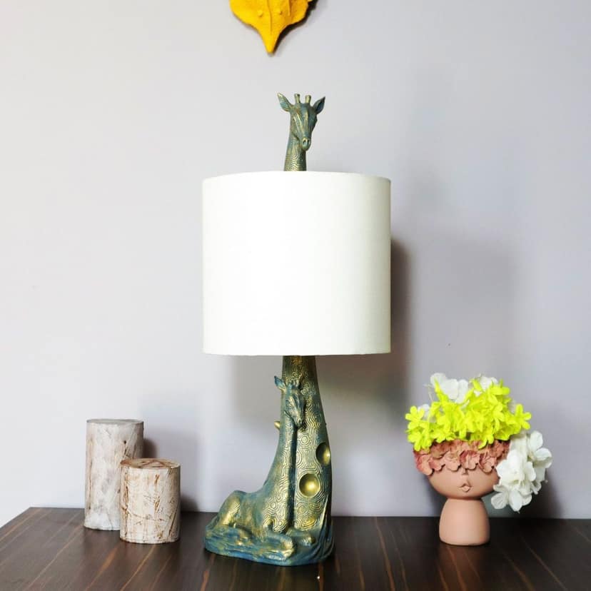 Modern Art Giraffe Table Lamp view 2