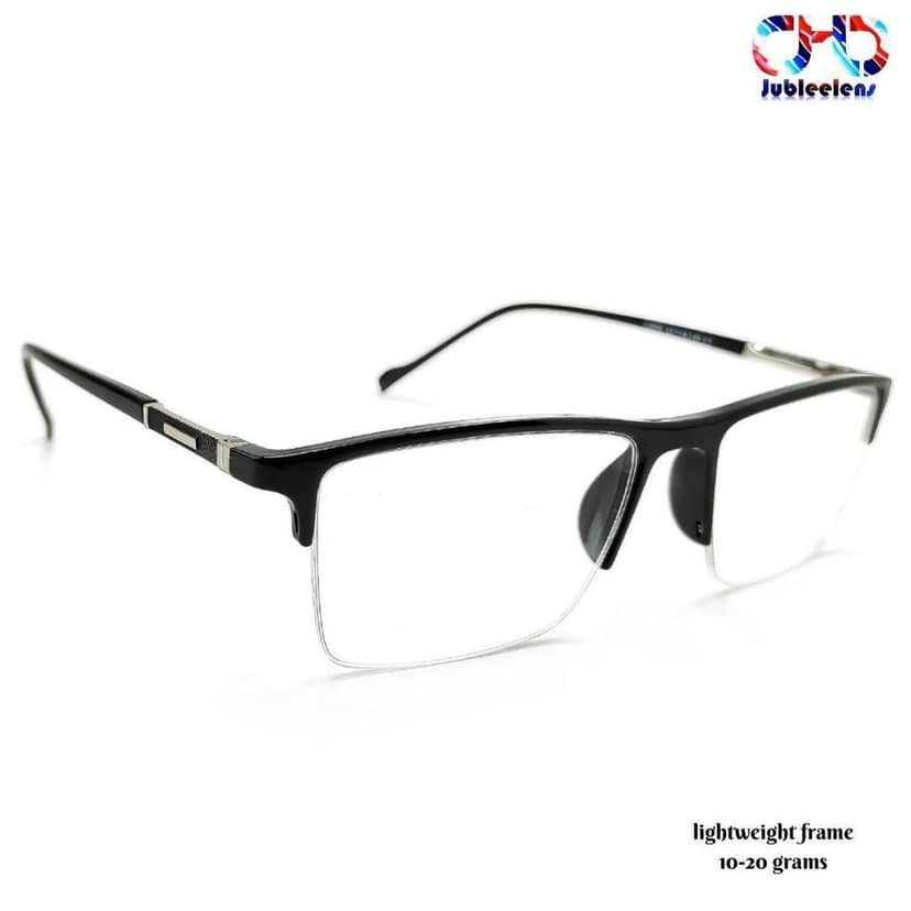 Chasma Frame For Men Rectangular Glasses Black-Blue Frame- Medium view 2