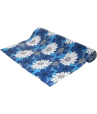Single PVC Blue Kitchen Shelf Cover Cover