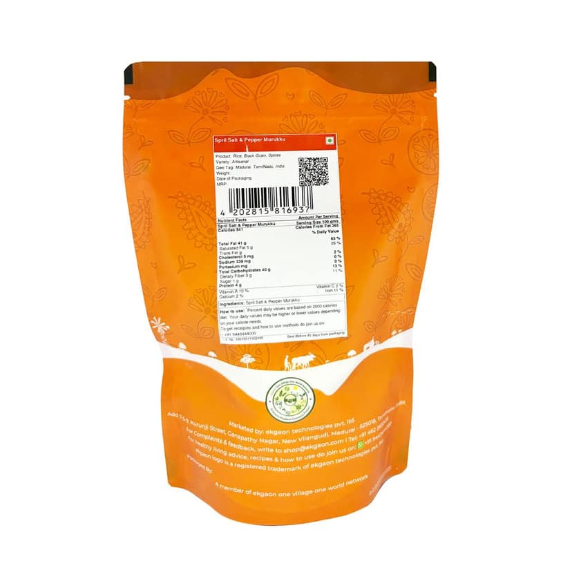 Spril Salt & Pepper Murukku 150gm view 2