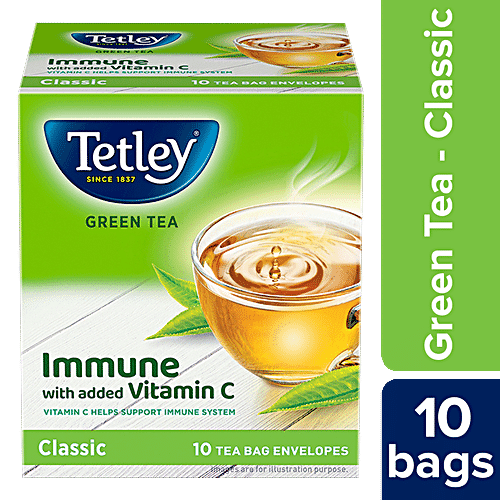 Tata Tetley Green Tea Bags Gml 10'S