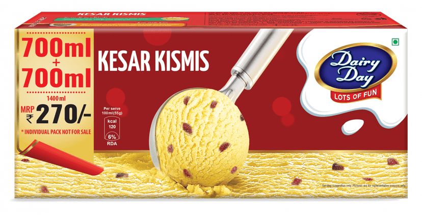 Dairy Day Kesar Kismis Bogo 700Ml