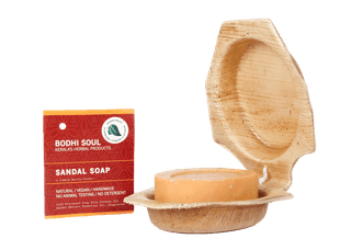 BODHISOUL Sandal Soap | Skin Toning | Scar Removal | Vegan | Handmade | 100 Gm