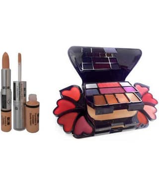 ADS Concealer & Makeup Kit, WaterProof& Long-Lasting, Matte Finish, For All Skin Types