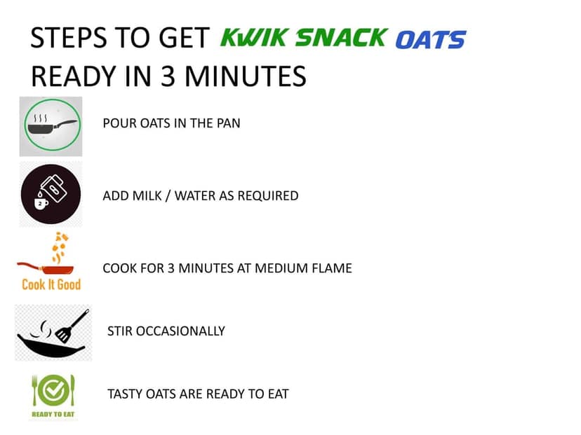 KWIK SNACK QUICK OATS-800 GM view 2