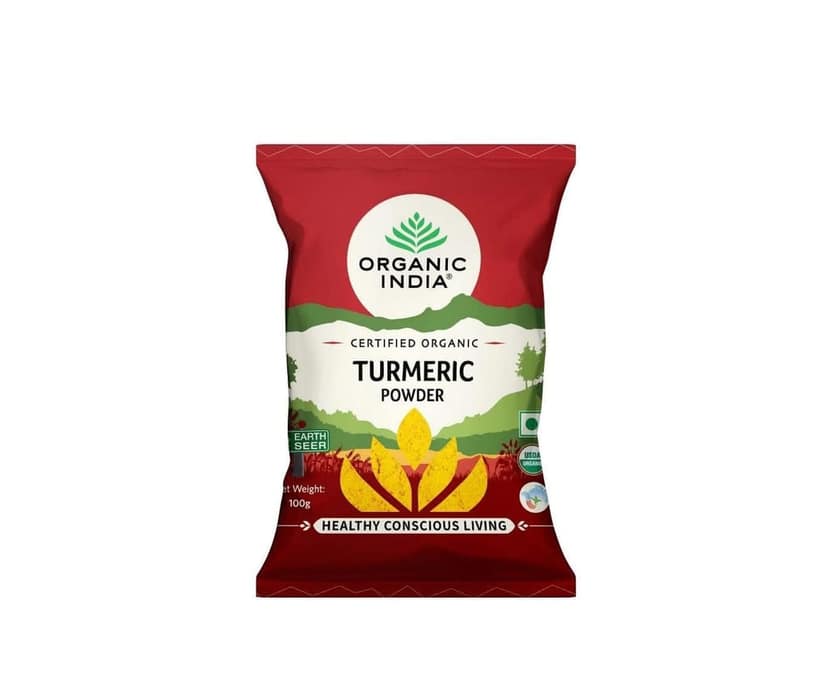 Organic India Turmeric Powder (Haldi) - Pack of 5 view 2