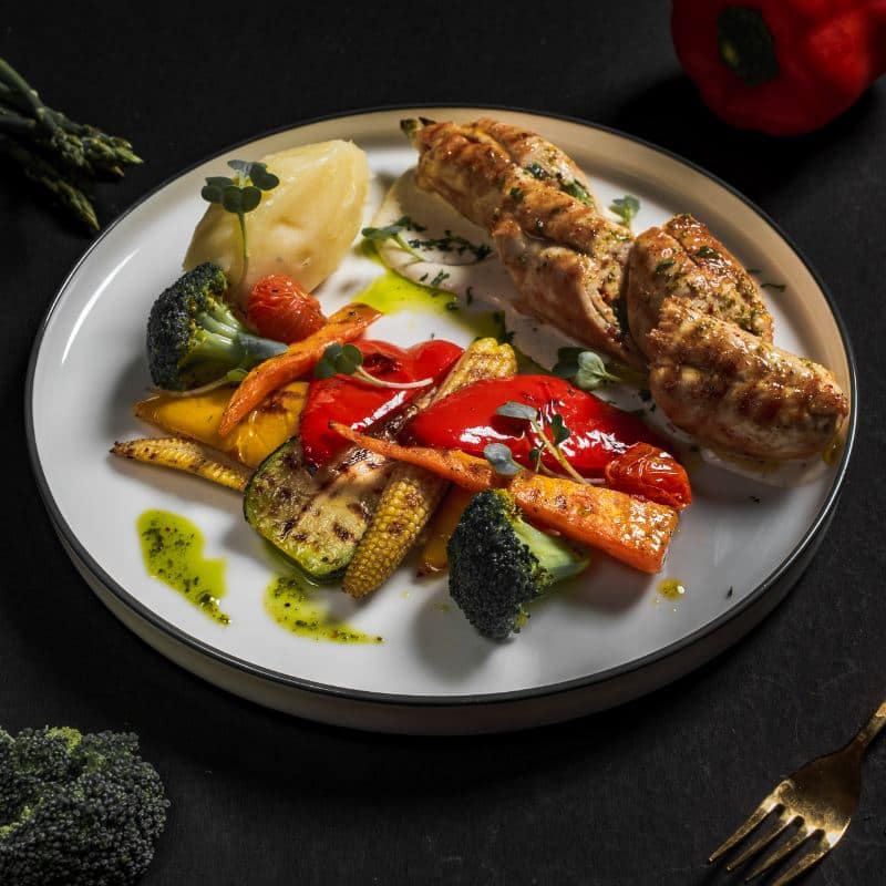 Asparagus & Mozzarella Chicken Steak