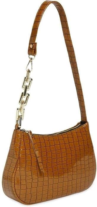 Lychee bags Women Pu Maroon Croco Finish Shoulder Bag ( Brown ) view 2