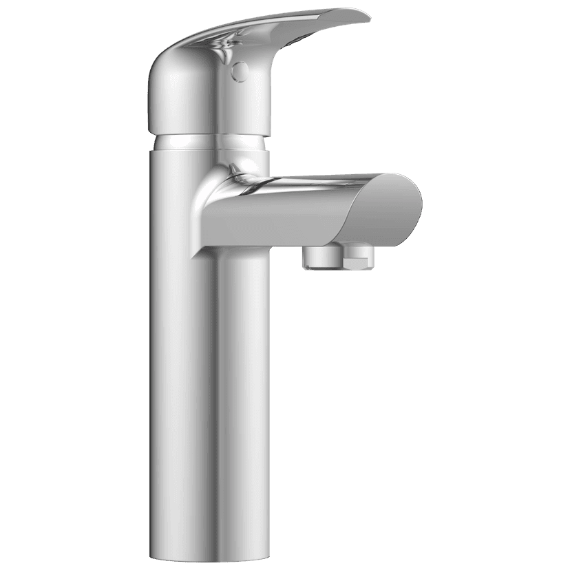 CM-2527 Single Lever Basin Mixer With Braided Hoses (Table Mounted Model) view 2
