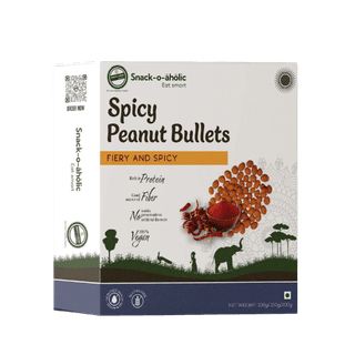 Snack O aholic Spicy Peanut Bullets - 100g