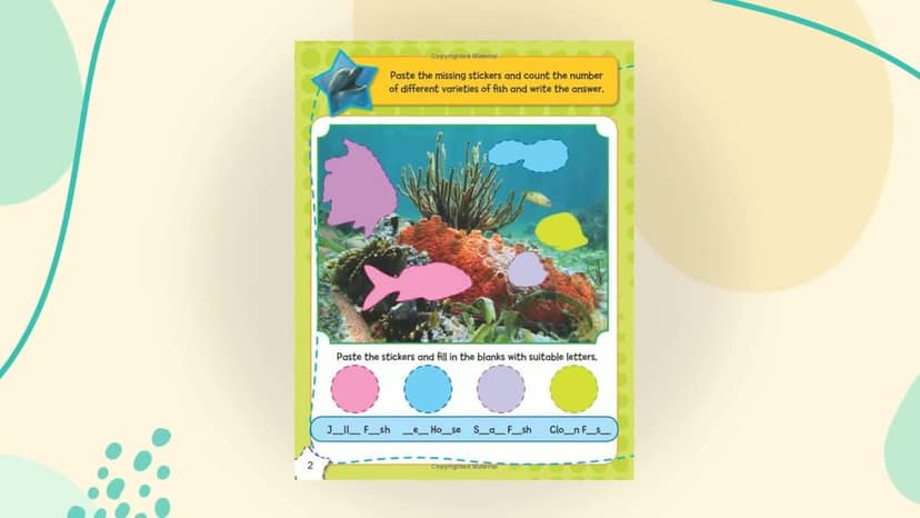 Stcker Activity Book Under The Sea [Paperback] Dreamland Publications view 2