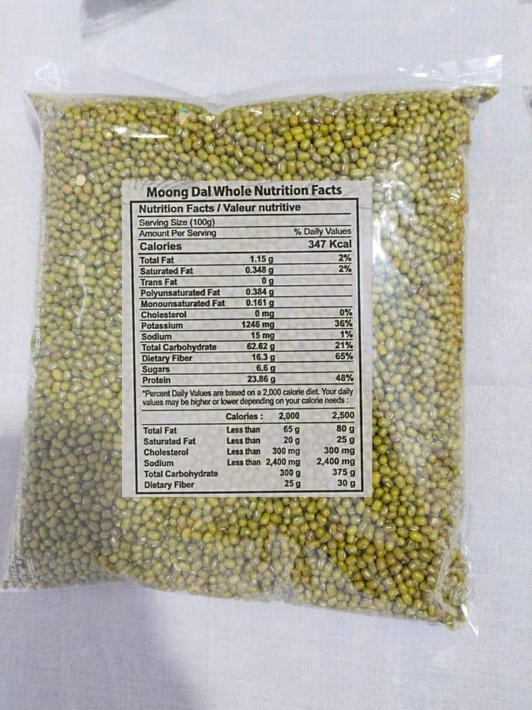PESARA Premium Green Mung Beans - Made in India view 2