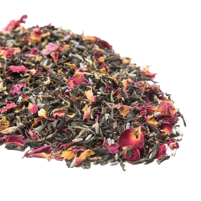 Udyan Tea Lavender Bloom Black Tea | Aromatic Floral Tea | Lavender Flower Tea | Loose Leaf Tea for Stress Relief view 2