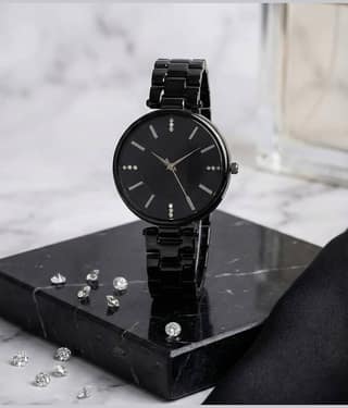 Trex Black Metal Analog Womens Watch