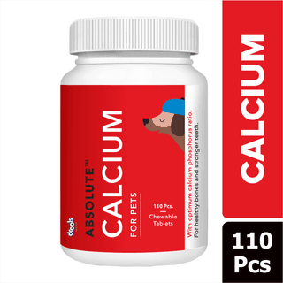 Drools Absolute Skin & Coat and Absolute Calcium Dog Supplement Tablets Combo Drools Absolute Skin & Coat and Absolute Calcium Dog Supplement Tablets Combo - 110pcs+110pcs