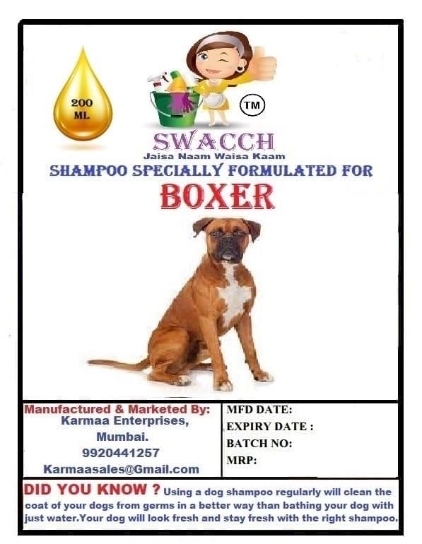 SWACCH Premium Shampoo for Boxer (200ML) (Combo Pack of 3) Strawberry, Lemon & Rose view 2