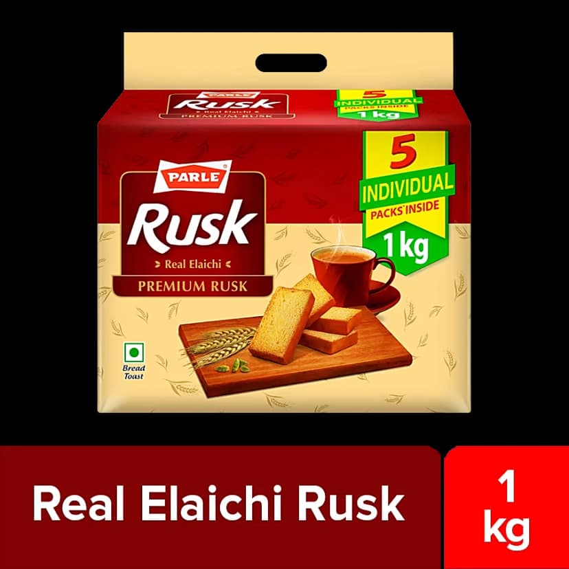 Parle Rusk - Real Elaichi, 1 Kg
