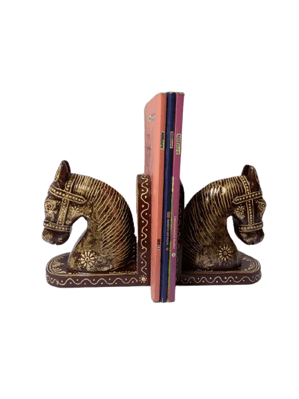 Divraya Art and Handicrafts Spiritual EleganceHand-Painted Horse Head Wall Decor view 2
