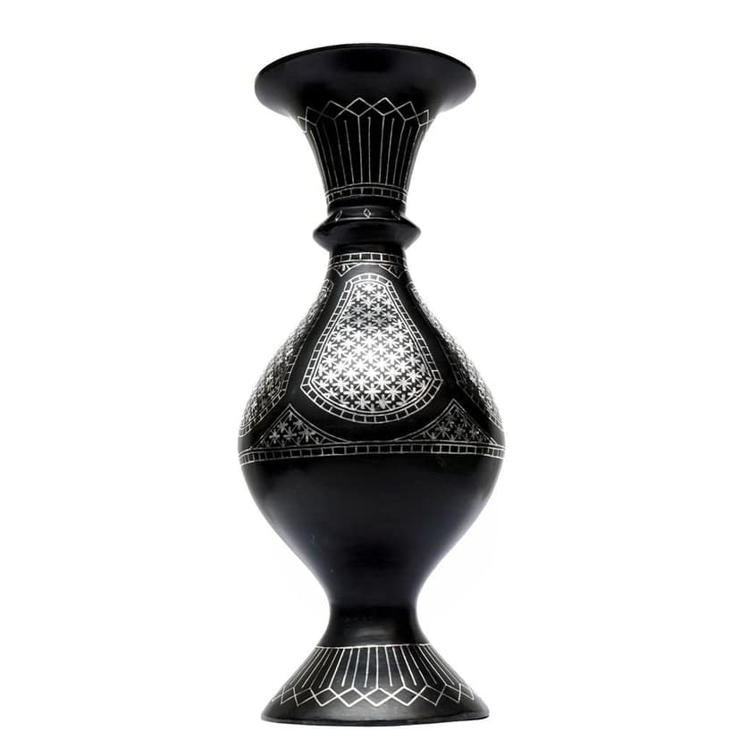 Bidri Work Lattu Vase (1TMTDCOKA08501) view 2