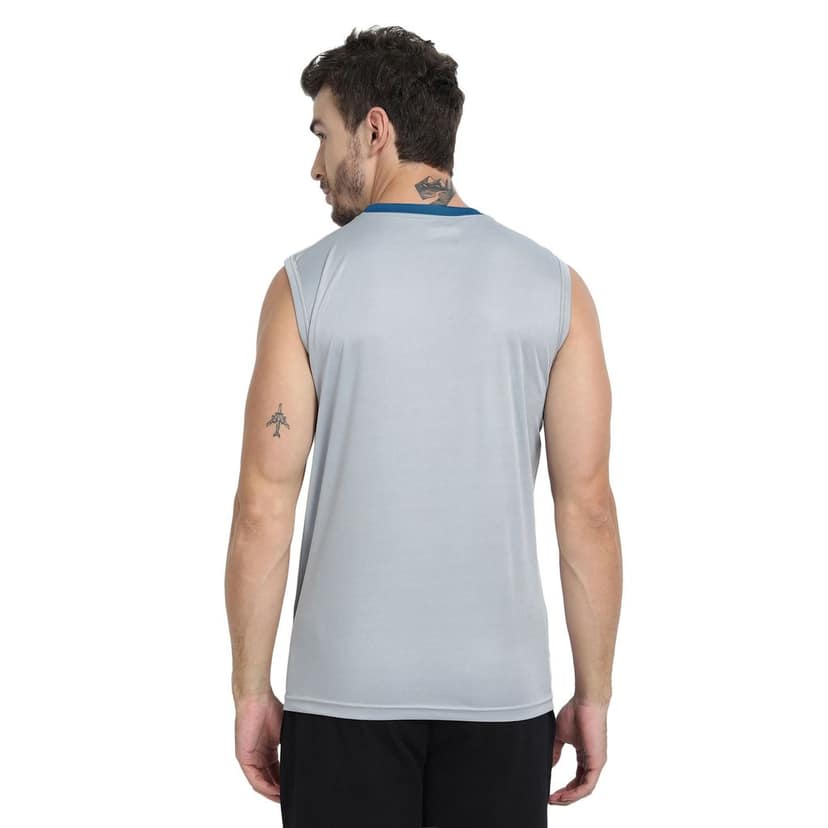 FTX Men Colorblock Round Neck Sleeveless Tshirt view 2