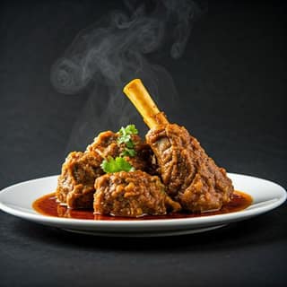 3 Luchi Kosha Mutton
