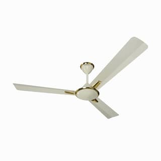 Crompton Aura 1200mm High-Speed Decorative Ceiling Fan, Ivory