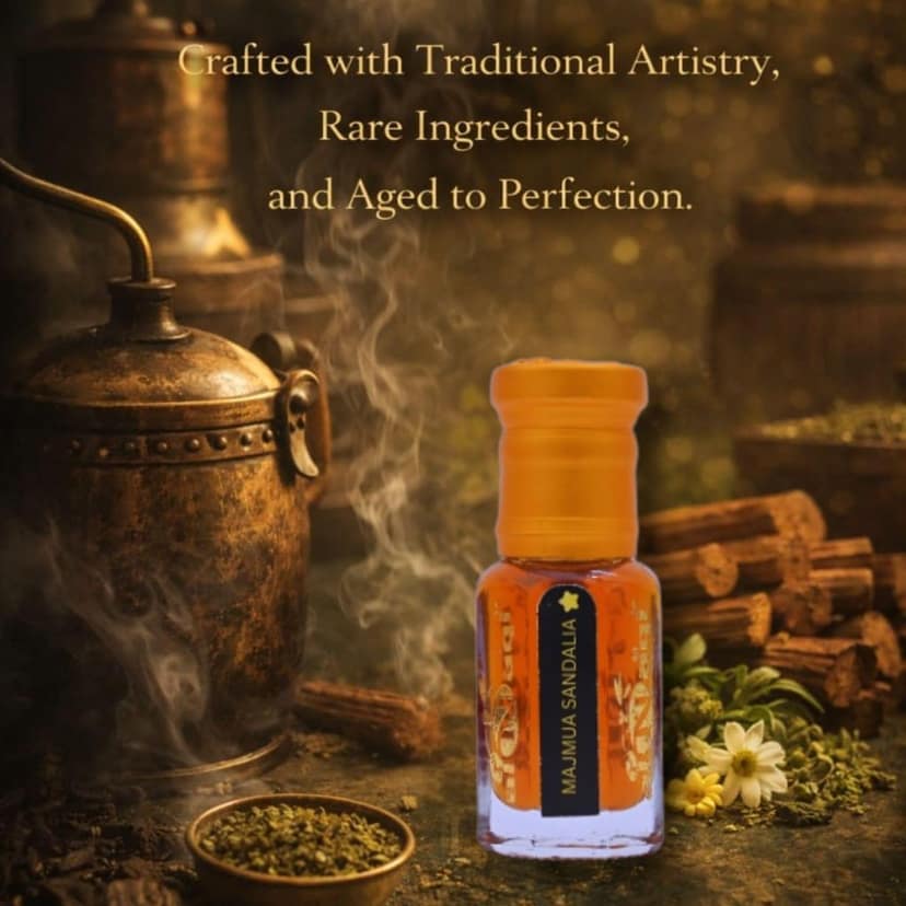 alNaqi Majmua Sandalla 6ml - Original Majmua-Attar-Perfume, Long Lasting Majmua-Fragrance-Oil, Alcohol Free Traditional-Scent, Pure Arabian-Itra view 2