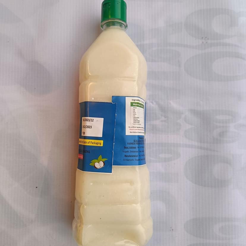 Coconut oil 1 Litre view 2