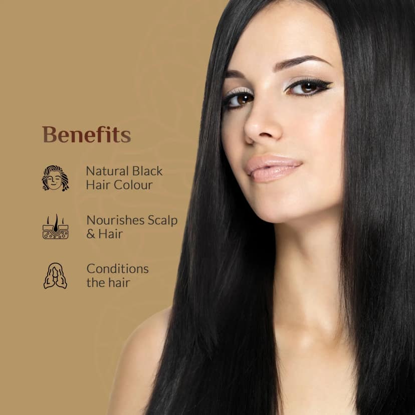 ashpveda Organic Black Hair Color Powder view 2