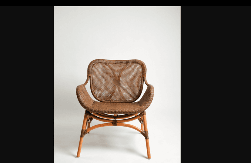 Rattan Meridian Lounge Chair view 2