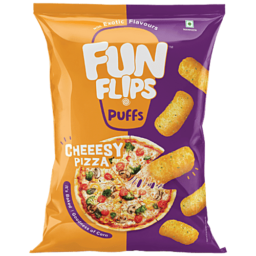 Fun Flips Cheeesy Pizza 65gm